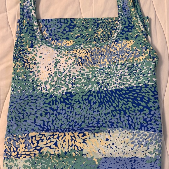 Columbia Jersey Dress Sleeveless Multi Color Size S/P Advanced Cooling - Picture 1 of 9